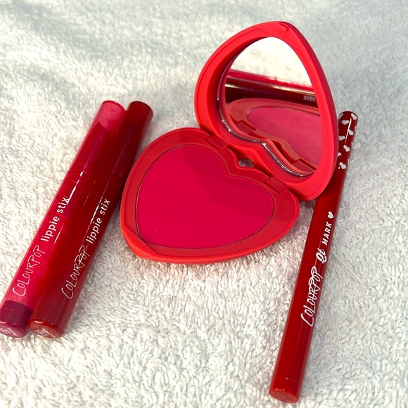 NWOT Colourpop blush and lipstick set - Picture 4 of 7